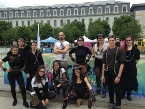 Equipe d'animation déguisée - escape game à Grenoble