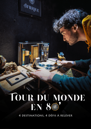 affiche tour du monde en 80"